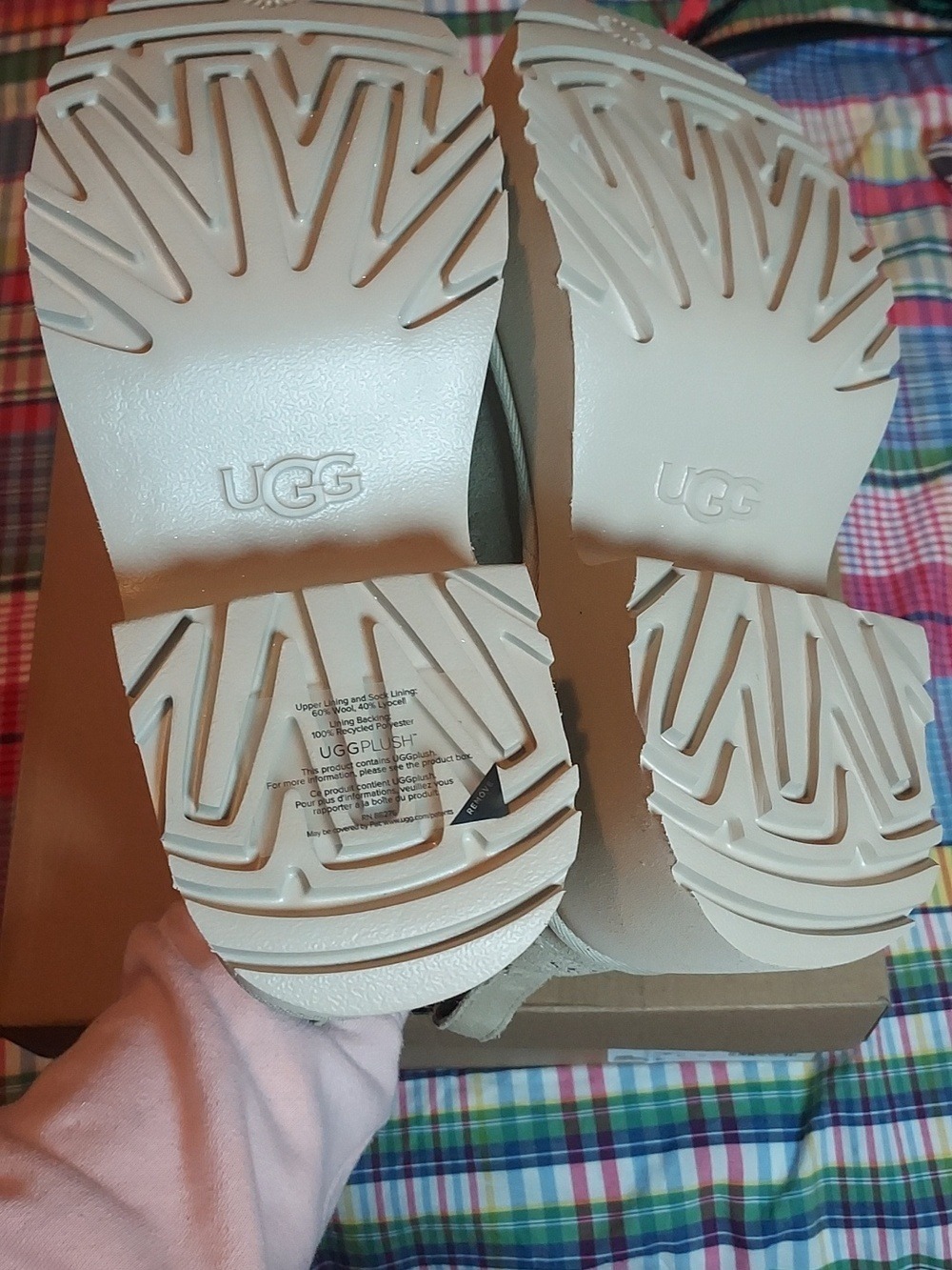 UGG Classic ultra Mini New Heights Boots In Beige MDSD NIB SZ9 - Picture 14 of 16